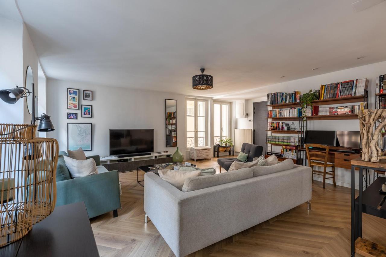 90M2 Renove - Terrasse En Plein Coeur De Marseille Apartment ภายนอก รูปภาพ